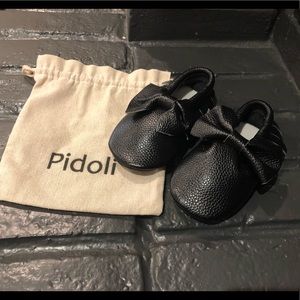 Black Baby Moccasins